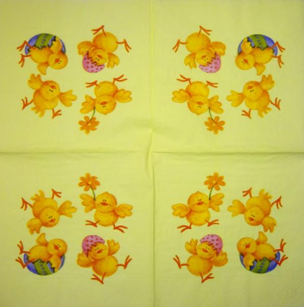 010 Küken - 3-lagig - (gelb)